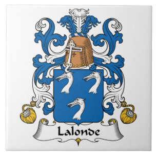Lalonde Familienwappen Fliese