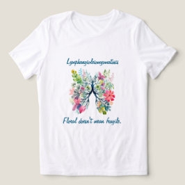 LAM Floral bedeutet nicht zerbrechlich Frauen Tri-Blend Shirt