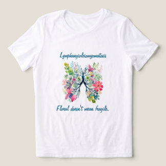 LAM Floral bedeutet nicht zerbrechlich Frauen Tri-Blend Shirt