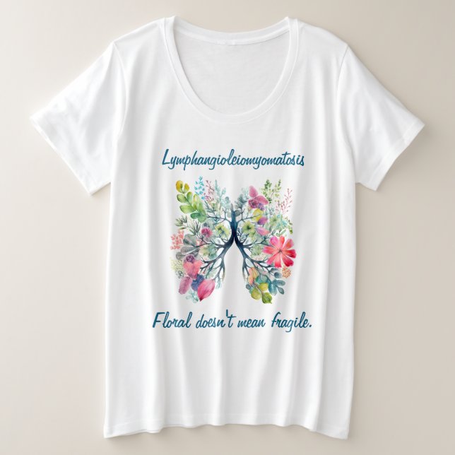 LAM Floral Doesn't Mean Fragile Women's T-Shirt (Design vorne)