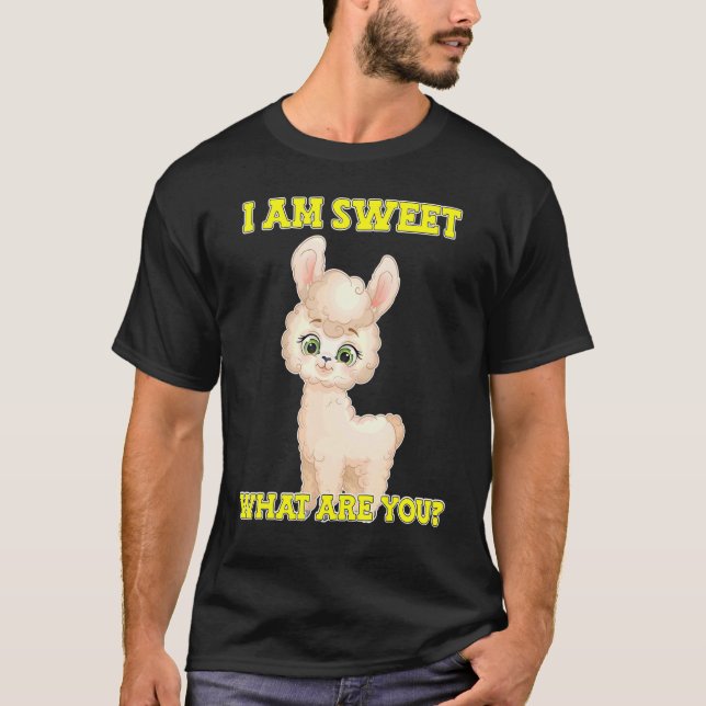 Lama Alpaka 2 T-Shirt (Vorderseite)