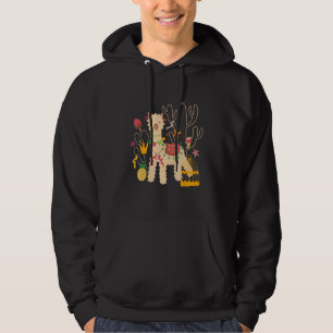 Lama Alpaka Junge Mädchen Kinder 3 Hoodie