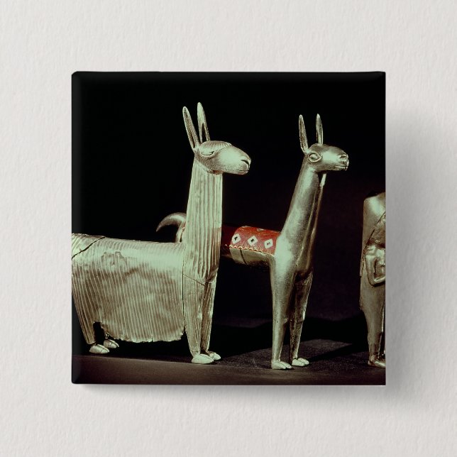 Lama, Alpaka und Frau Button (Vorderseite)