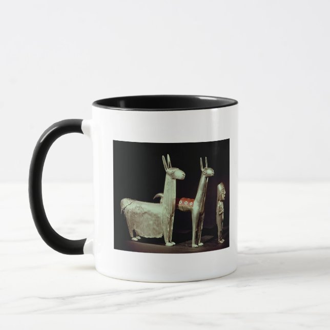 Lama, Alpaka und Frau Tasse (Links)