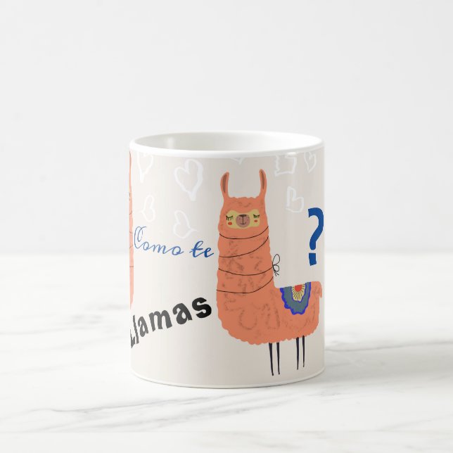 Lama Como Te Llamas Kaffeetasse (Mittel)