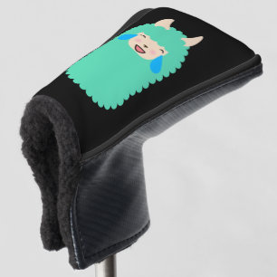 Lama, das Emoji lacht Golf Headcover