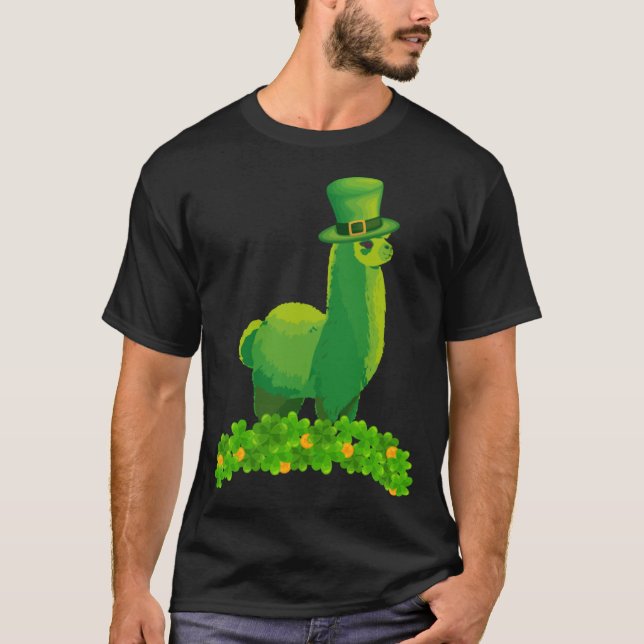 Lama Der ultimative Führer, um St Patrick zu feier T-Shirt (Vorderseite)