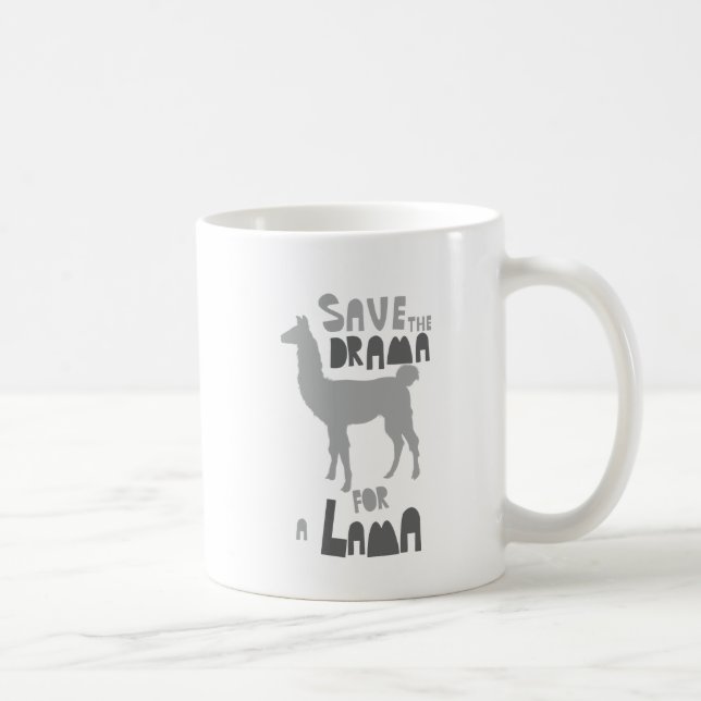 Lama-Drama Kaffeetasse (Rechts)