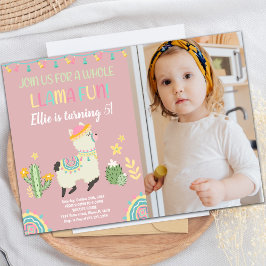 Lama Einladungen mit Foto