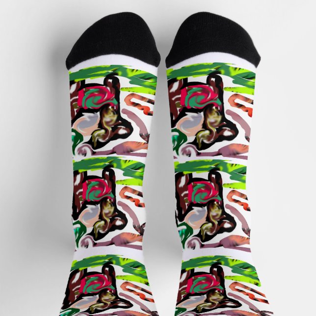 Lama Faul Socken (Oben)