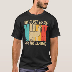 Lama for Men Llama Farm Animal 1 T-Shirt