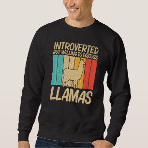 Lama for Men Llama Farmtier 2 Sweatshirt
