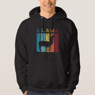 Lama für Kinder Retro Llama Premium Hoodie