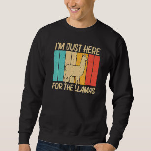 Lama für Männer Frauen Lama-Farmtier 1 Sweatshirt