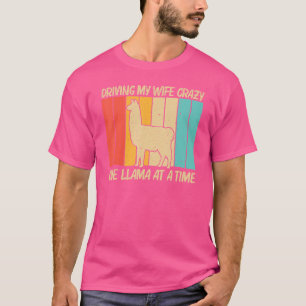 Lama für Männer Jungen Papa Lama Farmtier T-Shirt