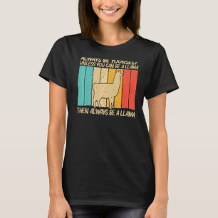 Lama für Männer Lama-Landtiere 5 T-Shirt