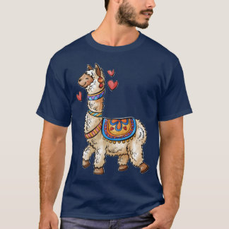 Lama für Tierliebhaber-Freunde T-Shirt