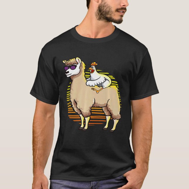 Lama Huhn Lama Huhn Tee Premium (Vorderseite)