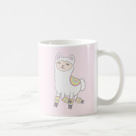 Lama in der Leegwarmers-Tasse Kaffeetasse