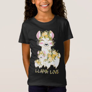 Lama-Liebe - Gelb T-Shirt