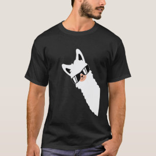 Lama Llama Alpaka Mit Sonnenbrille Lama - Cool Lam T-Shirt
