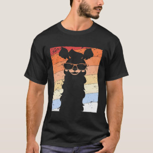 Lama LLama Retro Vintage Alpaka T-Shirt