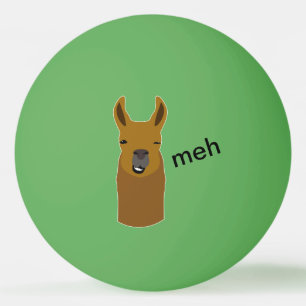 Lama-lustiges Gesicht Tischtennisball