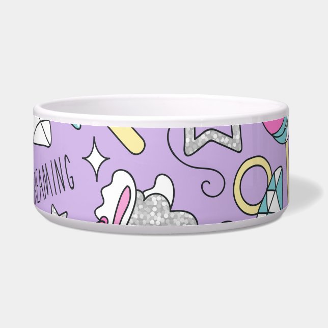 Lama-Muster 1 Napf (Vorderseite)