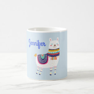 Lama-niedlicher individueller Name Kaffeetasse