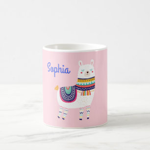Lama-niedlicher individueller Name Kaffeetasse