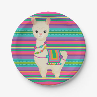 Lama-Papier-Teller Pappteller