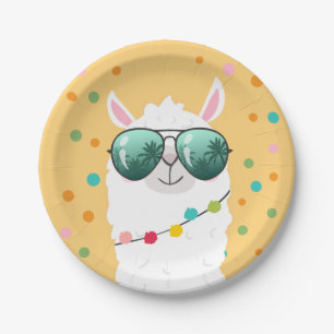 Lama Rama Papierplatten-mexikanisches Pappteller