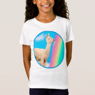Lama-Regenbogen T-Shirt