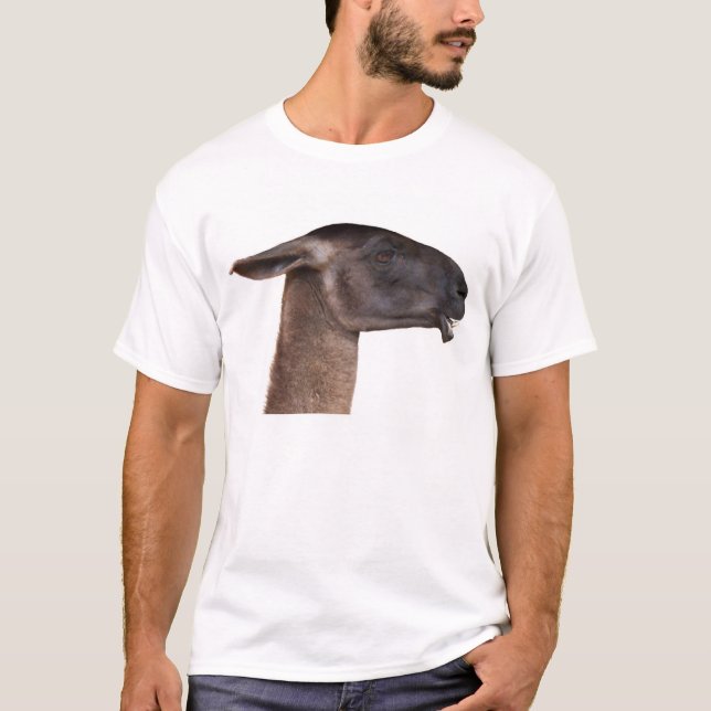 Lama-Shirt 001 T-Shirt (Vorderseite)