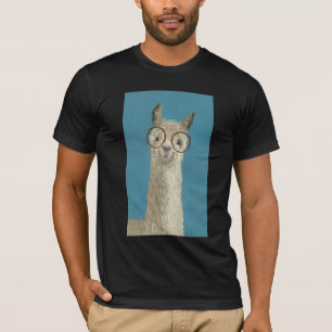 Lama-Spezifikt. - Runde Brillen T-Shirt