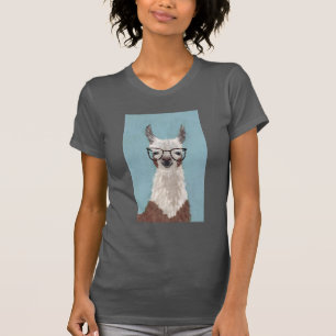 Lama-Spezifikt. - Übergroße Gläser T-Shirt