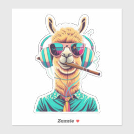 Lama Sticker, schöne klassische Sticker