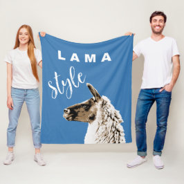 Lama Style Fleecedecke