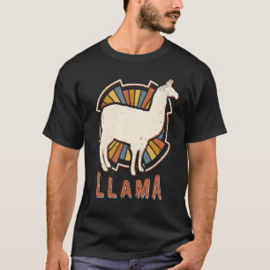 Lama Vintage Klassiker Retro Tierliebe T-Shirt