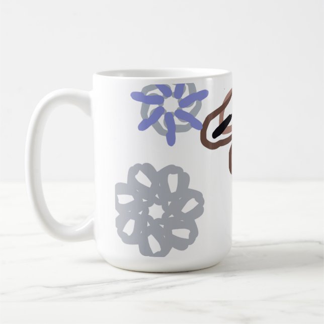Lama-Winter-Spaß Kaffeetasse (Links)