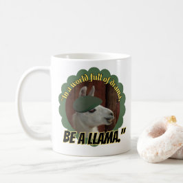 Lama-Zitat Kaffeetasse