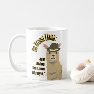 Lama-Zitat Kaffeetasse