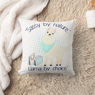 Lama-Zitat Kissen