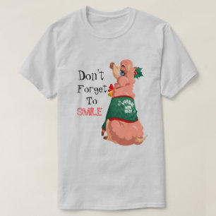 Lama zu Weihnachten T-Shirt