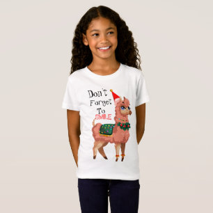 Lama zu Weihnachten T-Shirt
