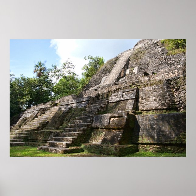 Lamanai, Belize-Postkarte Poster (Vorne)