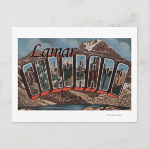 Lamar, ColoradoGroße BriefszenenLamar, CO Postkarte
