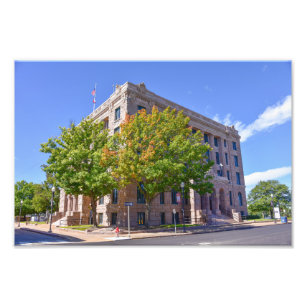Lamar County Courthouse, Paris, Texas Fotodruck
