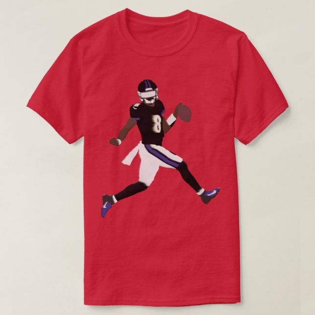 Lamar Jackson Ravens T-Shirt (Design vorne)