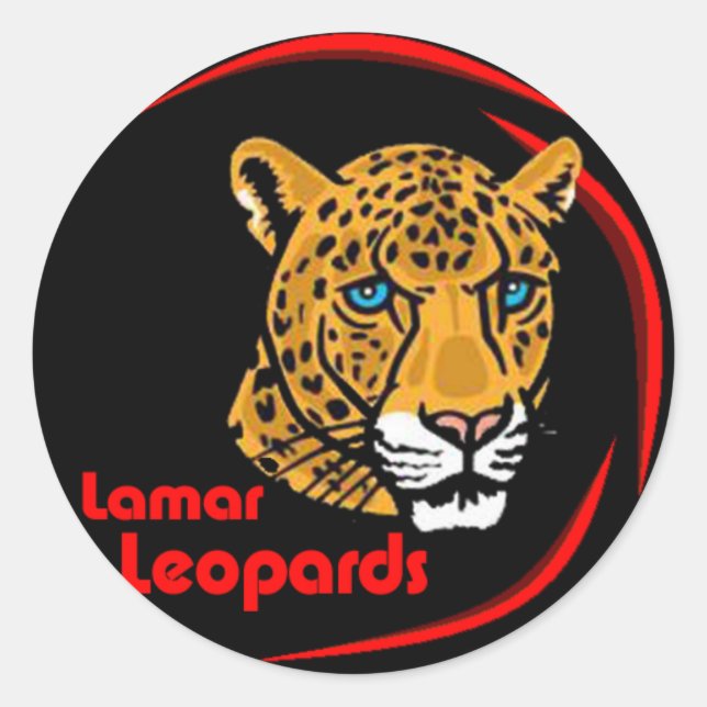 Lamar Leopards Stickers - Kleine (Vorderseite)